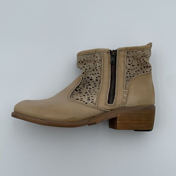 Coolway leather die cut ankle boots booties woman’s size 37 - Picture 4 of 12